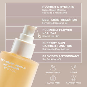 Saltair label close-up showing clean branding and ingredient transparency benefit