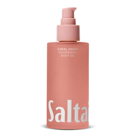 Saltair Coral Coast front bottle showing label and sleek design for easy storage