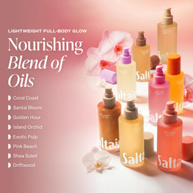 Saltair Coral Coast label highlighting key ingredients for transparent ingredient benefits