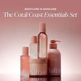 Saltair cream spread on skin demonstrating non-greasy moisturization benefit