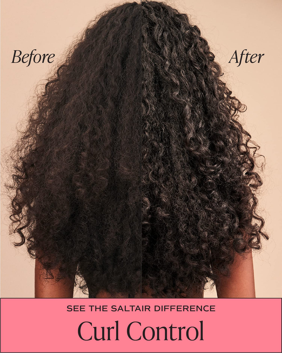 Saltair set pictured next to a hand to show bottle size and scale