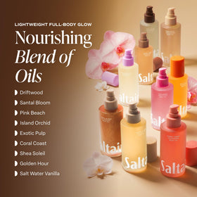 Saltair applied to hands showing quick absorption and immediate hydration benefit