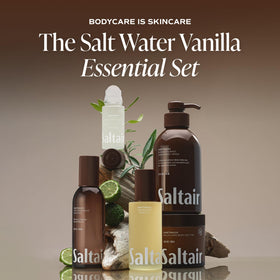Saltair oil texture close-up highlighting silky, non-greasy finish for soft skin