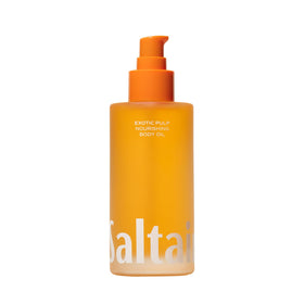 Saltair bottle front view showcasing Exotic Pulp scent and benefits