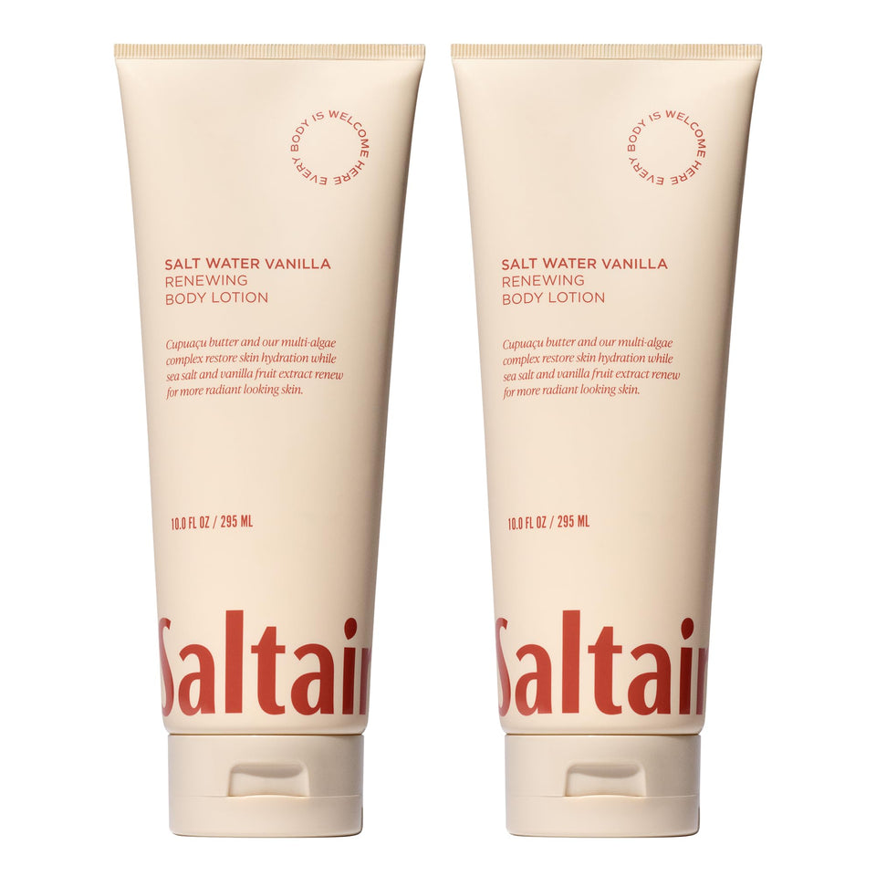 Saltair front packaging 2-pack showing tubes and brand for easy identification