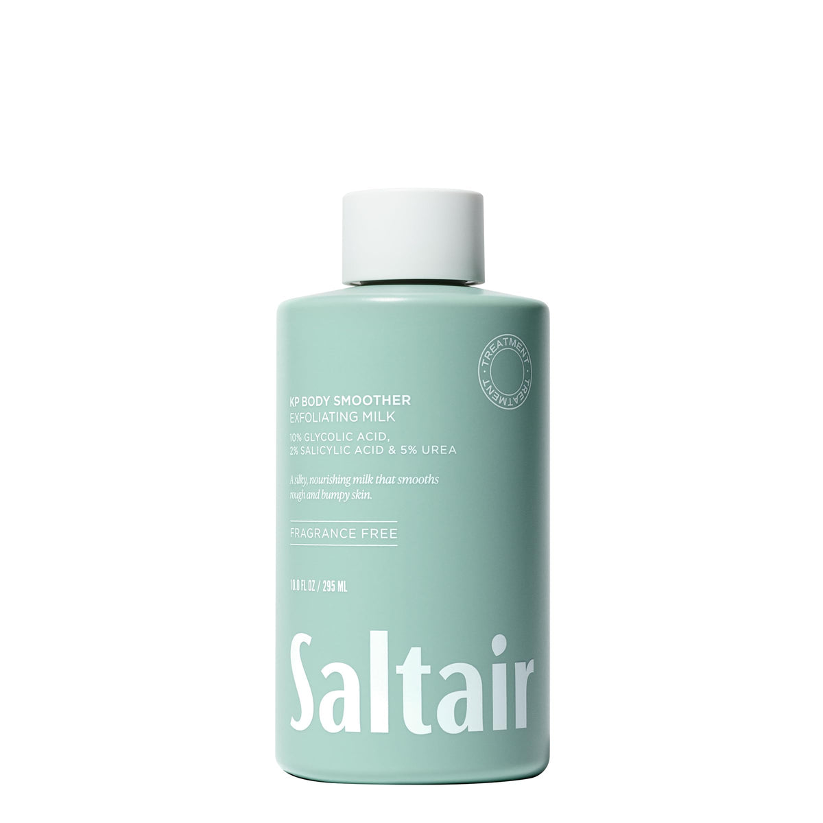 Saltair product front packaging showing bottle and label benefits