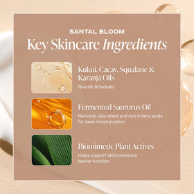 Saltair label detail highlighting ingredients and clean, vegan benefits