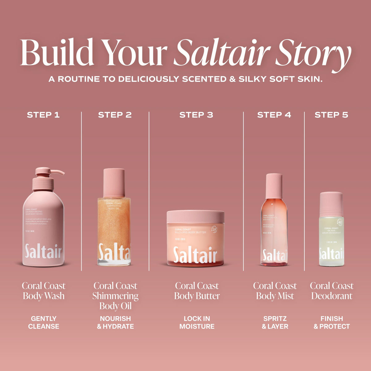 Saltair lifestyle beach setup suggesting tropical scent and mood enhancement
