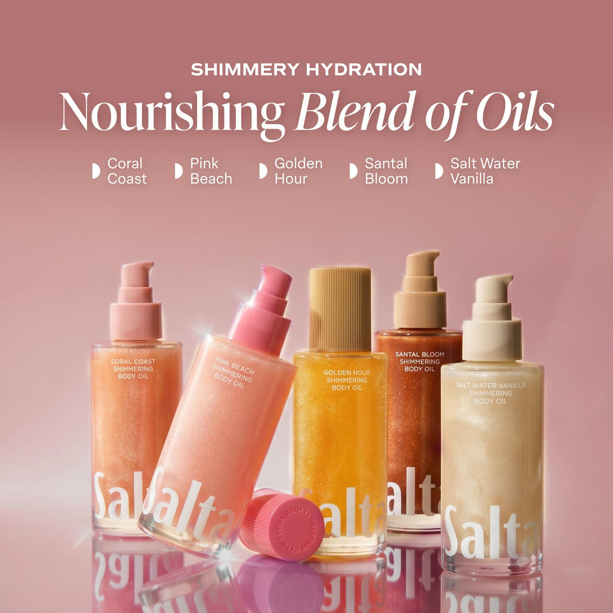 Saltair near bottle label highlighting ingredients and clean formulation benefit