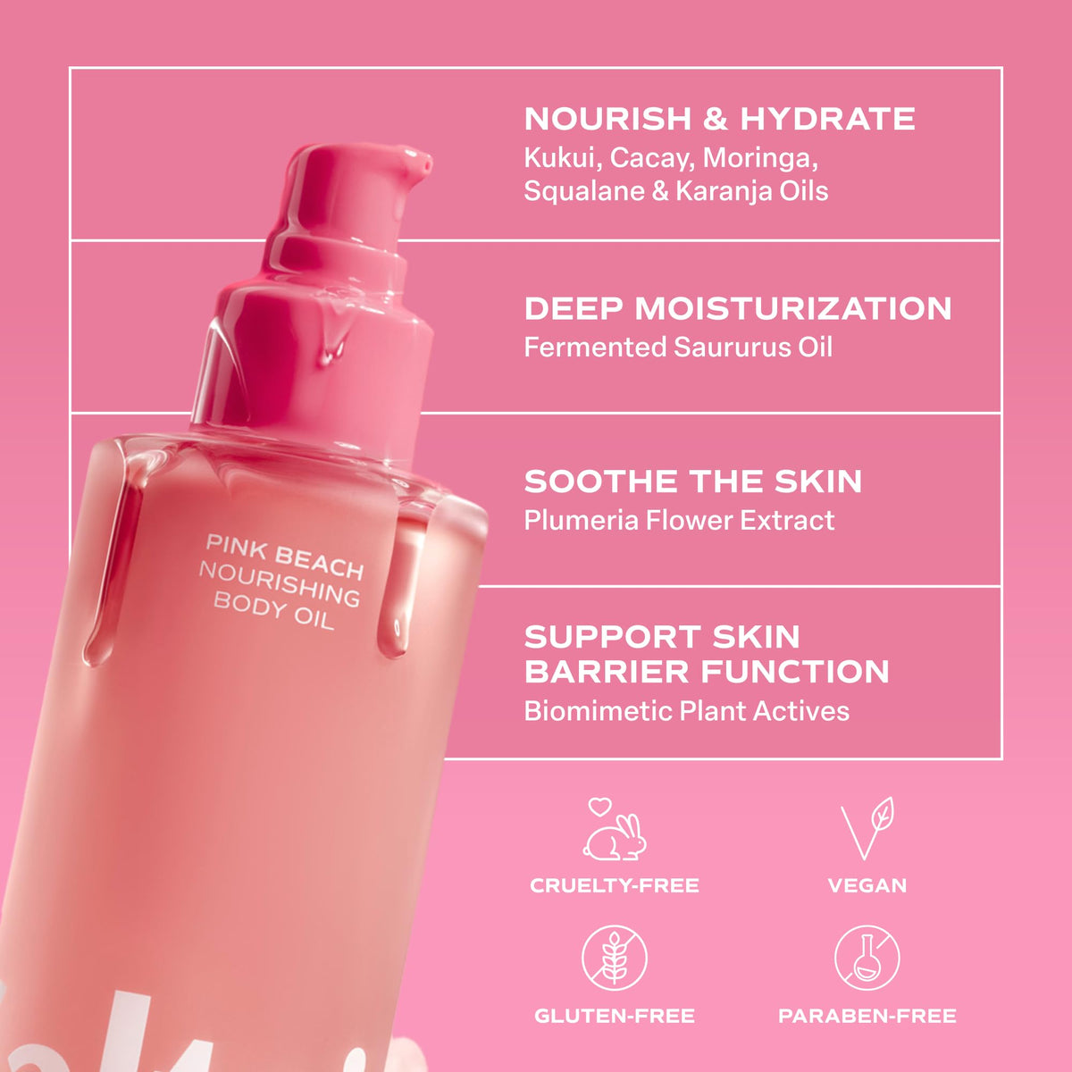 Saltair oil paired with body butter demonstrating layering for extra hydration benefit