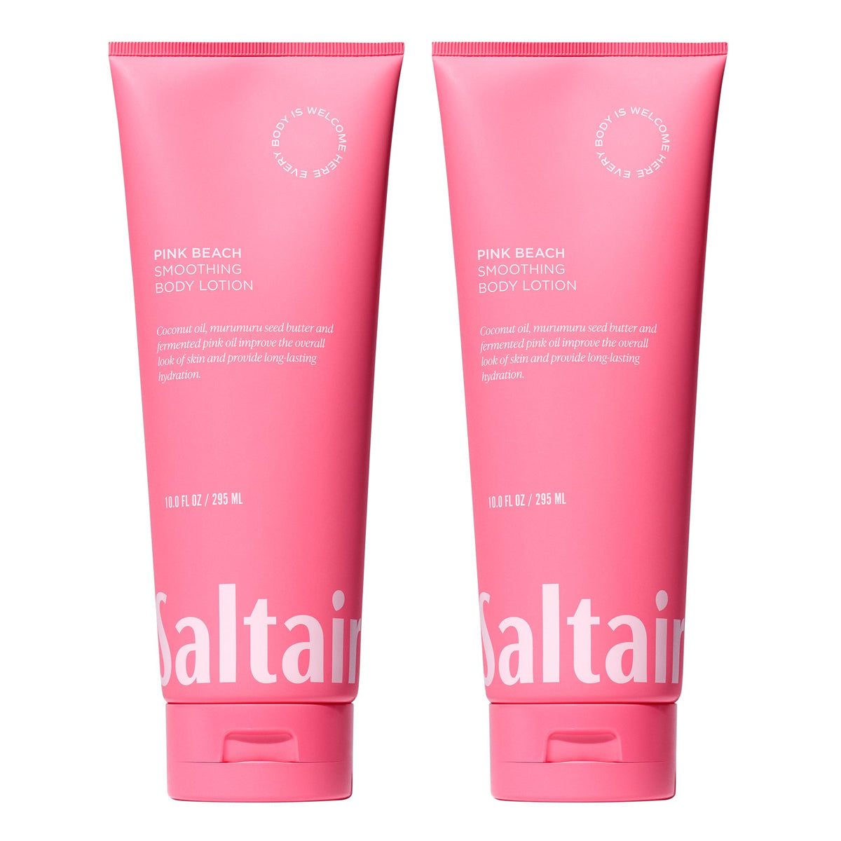 Saltair front packaging showing two 10oz tubes and hydrating appeal