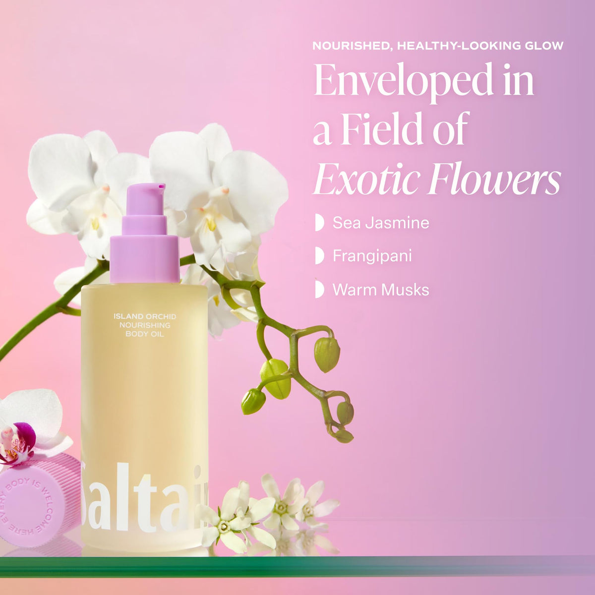 Saltair pump top close-up highlighting easy dispensing and controlled application benefit