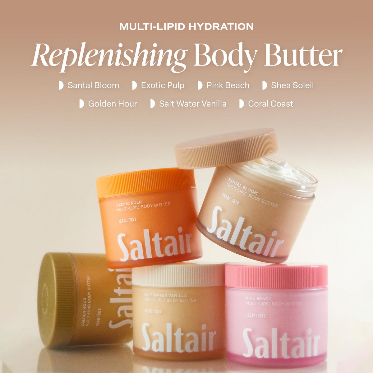 Saltair sea buckthorn oil droplet close-up showing nourishing fatty acids for skin