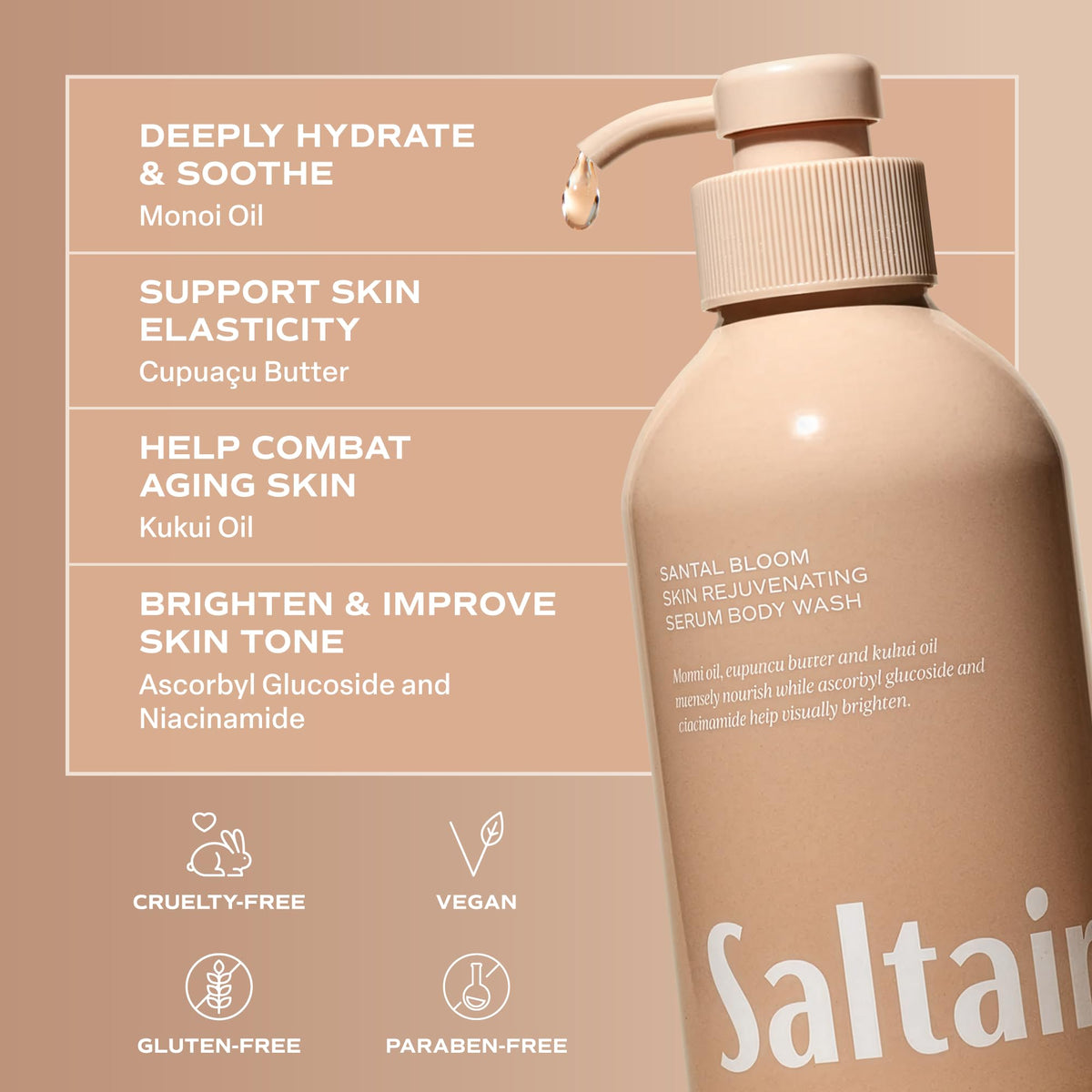Saltair scent still life with sandalwood amber notes evoking warmth