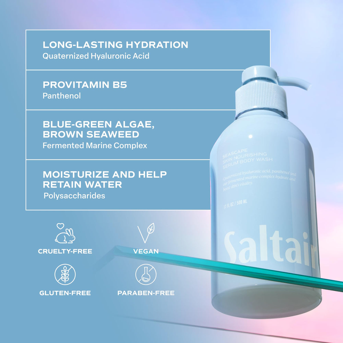 Saltair bottle in a travel bag ready for gym or weekend trips convenience