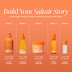 Saltair size comparison next to hand showing 17oz bottle capacity