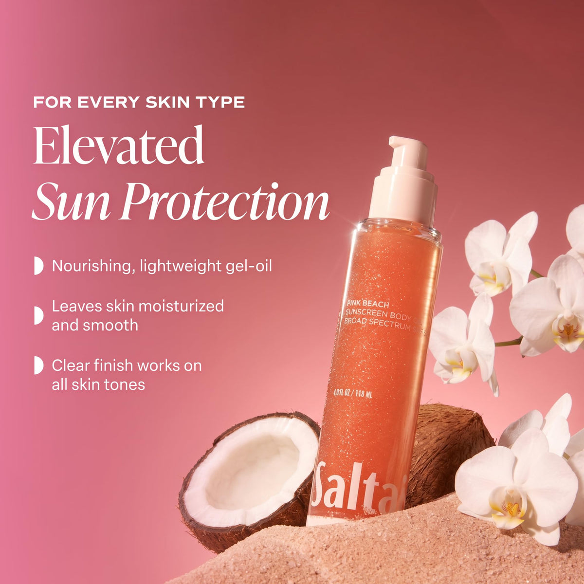 Saltair application on arm demonstrating smooth, non-greasy absorption benefit