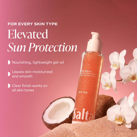 Saltair application on arm demonstrating smooth, non-greasy absorption benefit