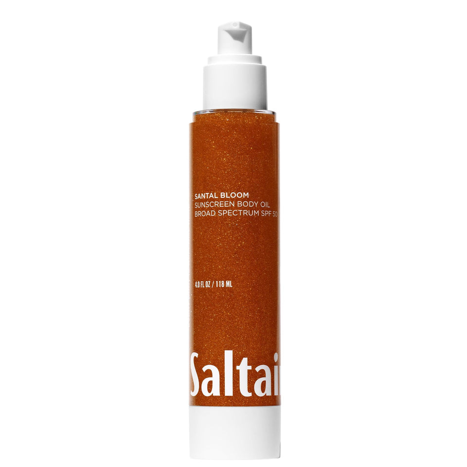 Saltair front pump bottle showing product design and travel convenience