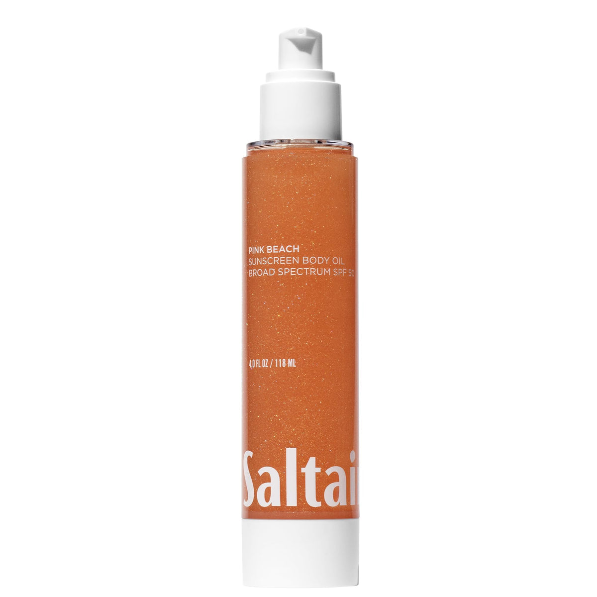 Saltair bottle front pump showing easy dispensing and travel-friendly design