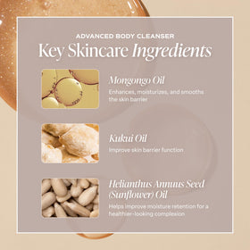 Saltair ingredients kukui and mongongo oils emphasizing nourishing benefits