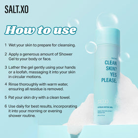 salt.xo size comparison beside a hand showing 8 fl oz scale for travel-friendly convenience