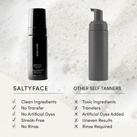 SALTYFACE back application with towel showing reach and even coverage benefit