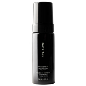 SALTYFACE bottle front packaging showing label and pump for clear benefit