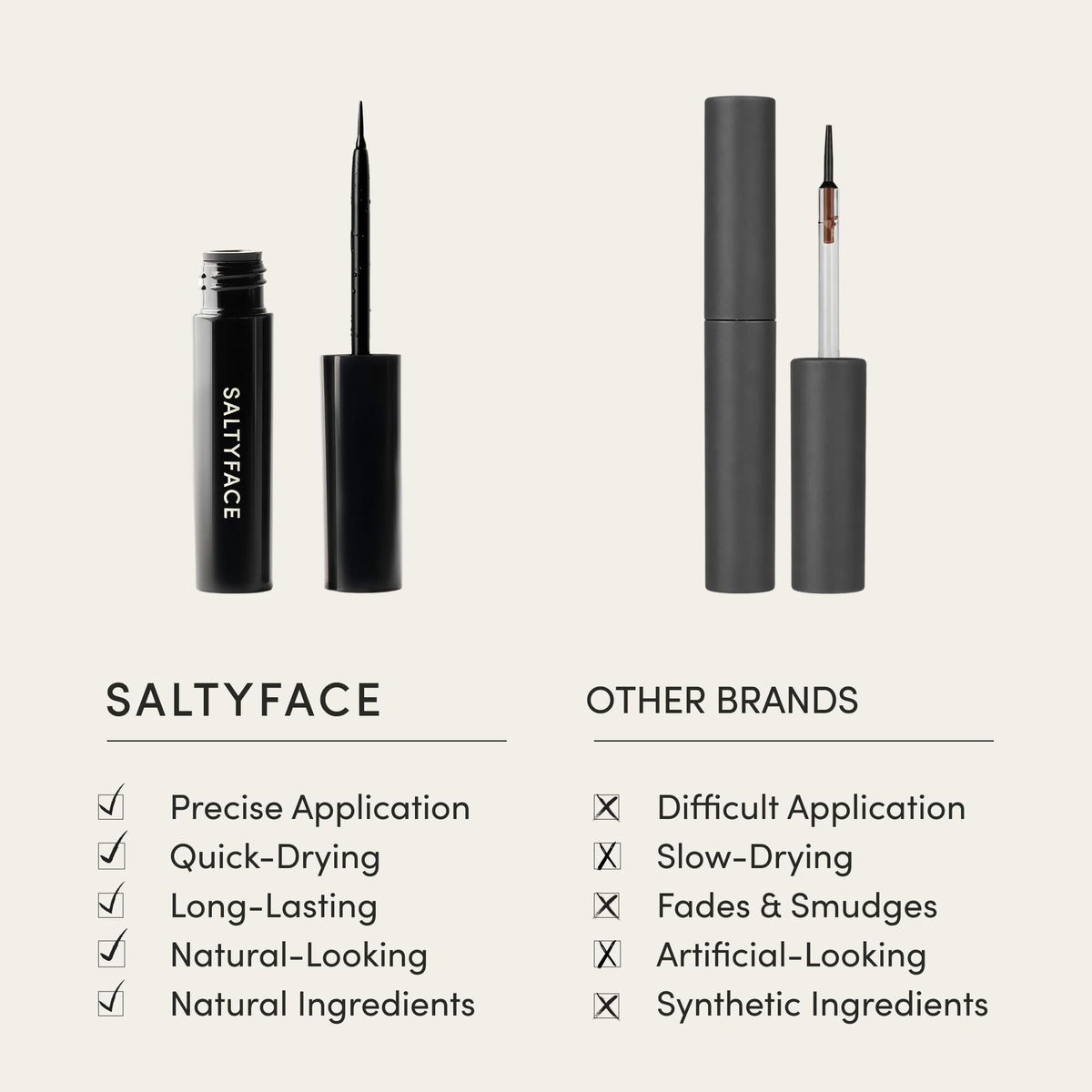 SALTYFACE freckle pen in use applying dots for a sun-kissed look
