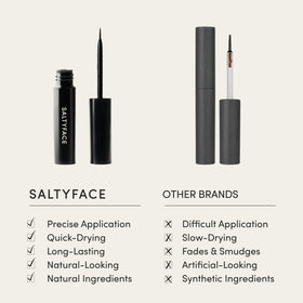 SALTYFACE freckle pen in use applying dots for a sun-kissed look
