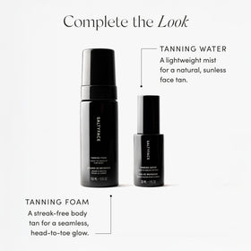 SALTYFACE ingredients label close-up highlighting zinc oxide and botanicals