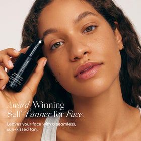 SALTYFACE fine mist close-up demonstrating even application and lightweight feel