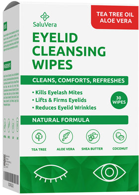 SaluVera pack placed on bathroom counter for routine use