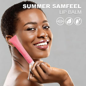 Samfeel lifestyle image inside a bag showing on-the-go lip care convenience
