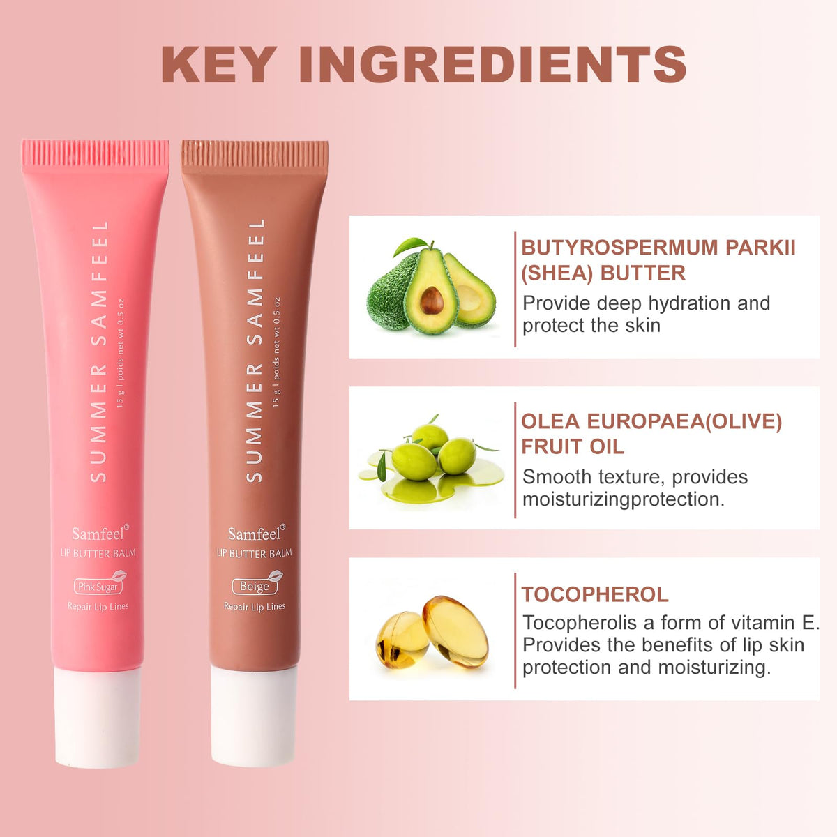 Samfeel flatlay showing all four shades to help choose complementary colors