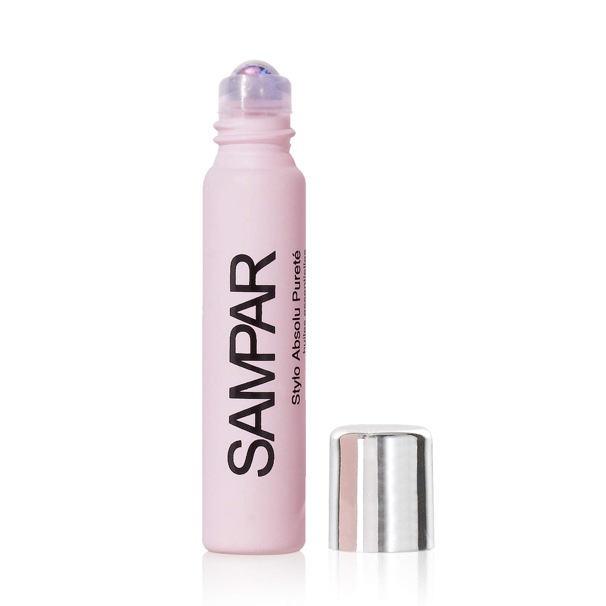 Sampar Prodigal Pen texture drop illustrating lightweight formula that absorbs quickly