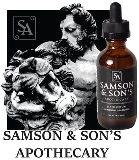 Samson's Apothecary applying serum to scalp demonstrating targeted thinning coverage