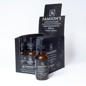 Samson's Apothecary dropper dispensing precise serum drops for controlled application