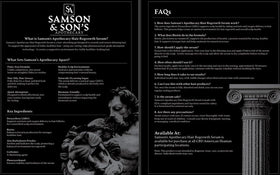 Samson's Apothecary lightweight serum texture on skin demonstrating non-greasy feel