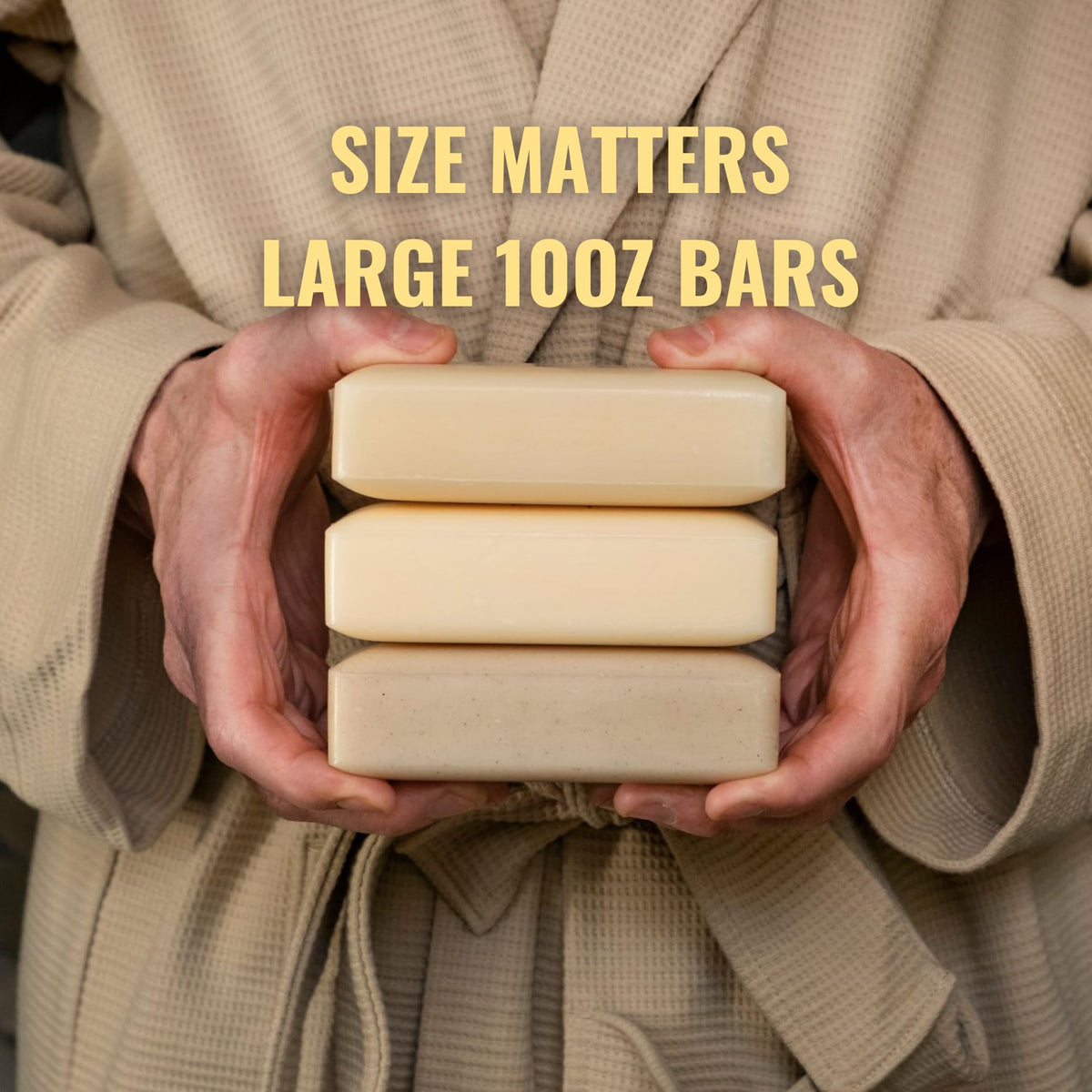San Francisco Soap Company bars styled on bathroom counter suggesting daily use