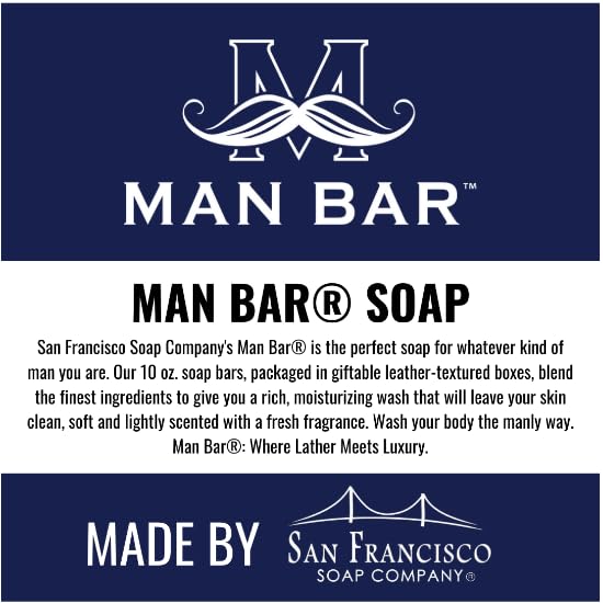 San Francisco Soap Company Cardamom & Juniper bar texture close-up demonstrating rich foamability