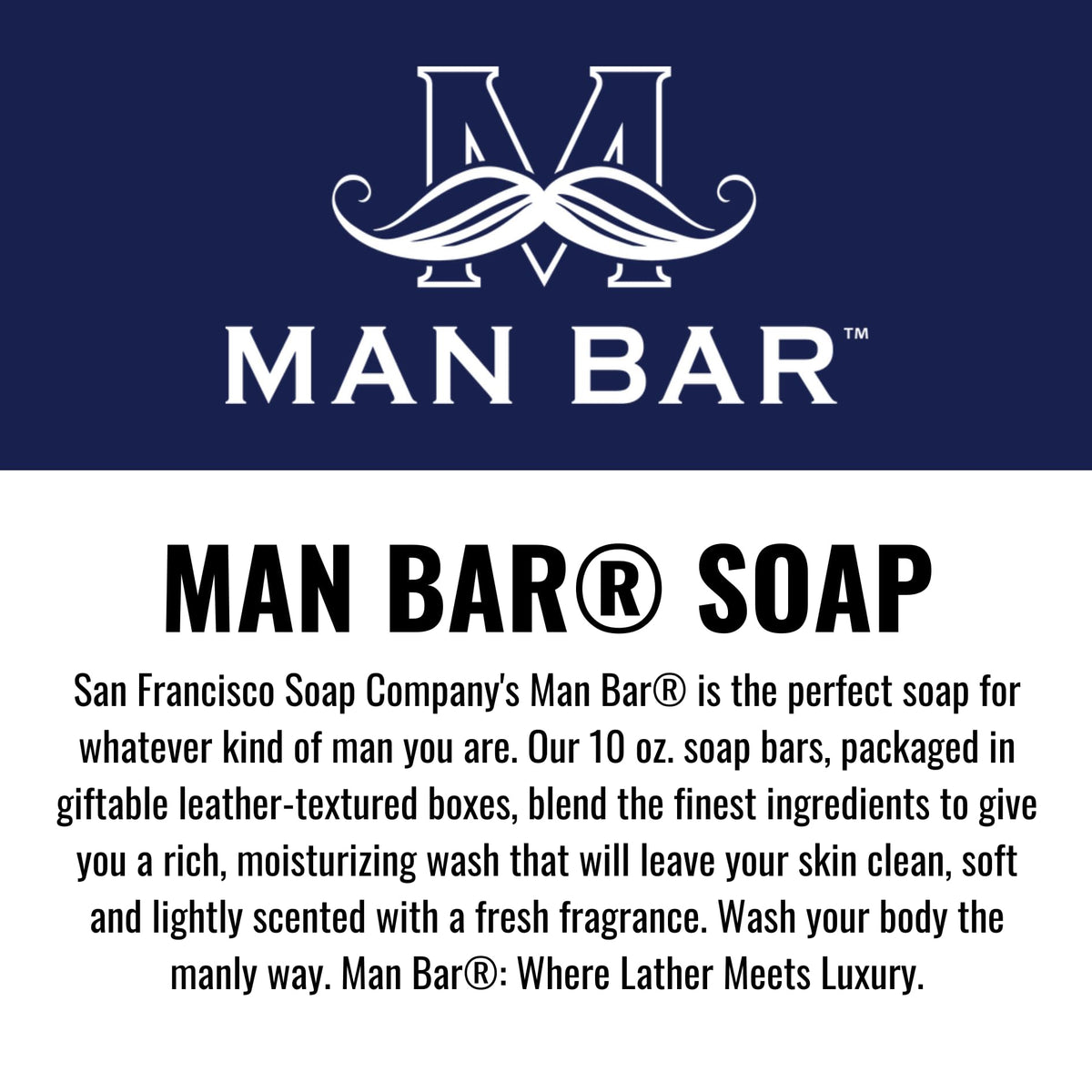 San Francisco Soap Company textured ingredients display with natural botanicals