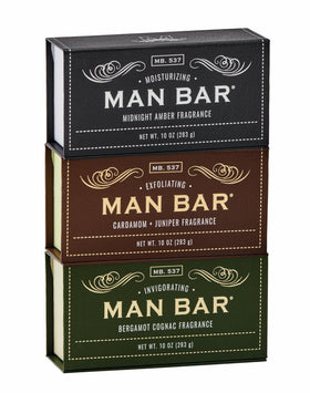 San Francisco Soap Company gift box front view showing three bars and premium presentation