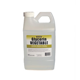 Sanco Industries front packaging of 64oz glycerin showing label and resealable lid benefit clarity
