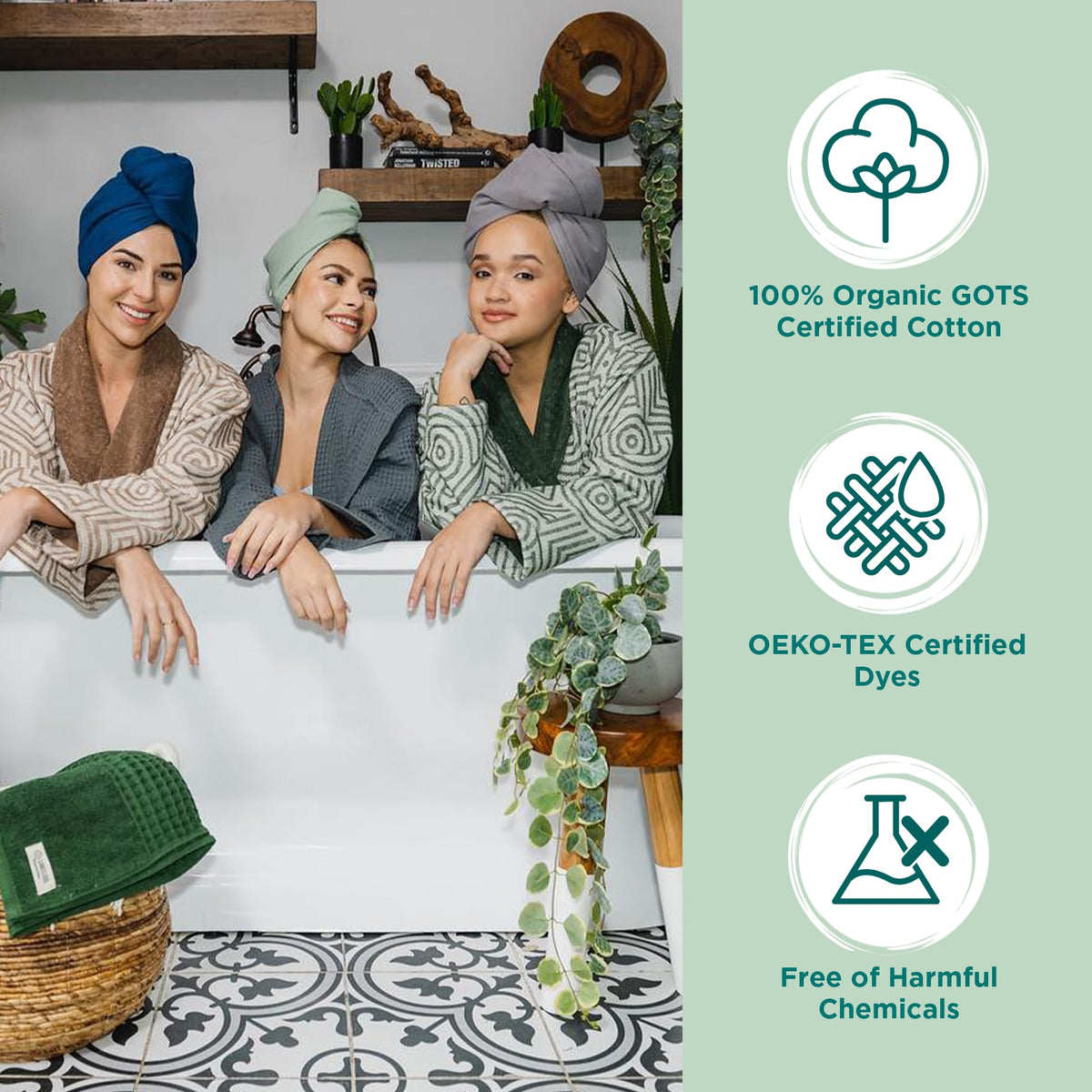 Sand Cloud towel next to hand showing size and travel-friendly convenience