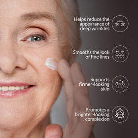 SANE MD cream texture close-up highlighting hydrating, smooth consistency