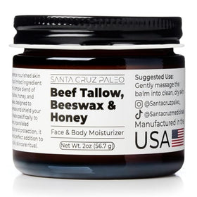 Santa Cruz Paleo front jar showing clean packaging and portability benefit