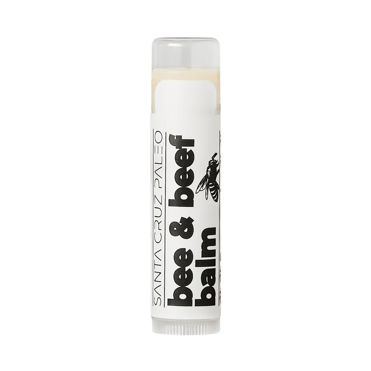 Santa Cruz Paleo beef tallow and beeswax ingredients arranged to show natural sourcing benefit