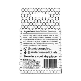 Santa Cruz Paleo applying balm to lips to illustrate quick soothing and protection