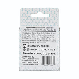 Santa Cruz Paleo open stick top view displaying smooth balm surface for easy application